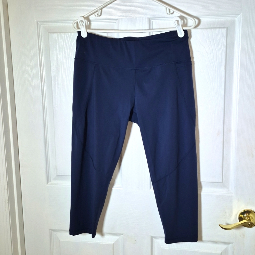 Sweaty Betty navy blue leggings size 12